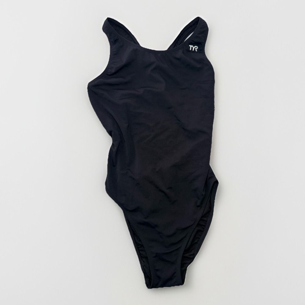 TYR Women's Durafast Elite Maxfit Swimsuit‎ MDUR7A One-piece Swim Black Sz 38/XL